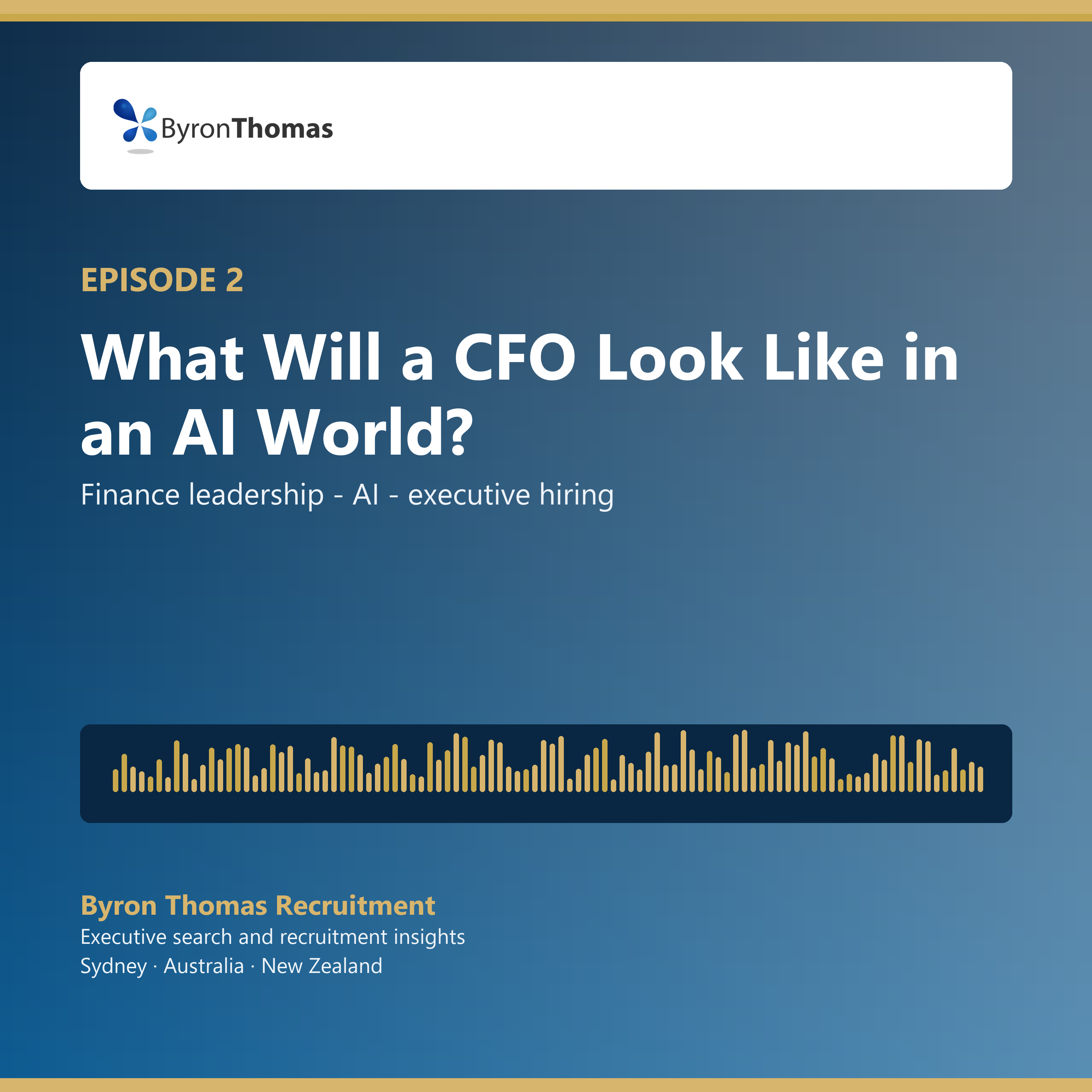 Podcast episode 2: What Will a CFO Look Like in an AI World?